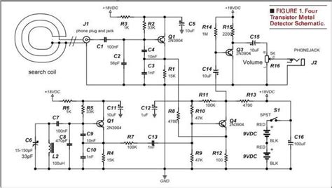 whites metal detector schematic